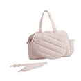 thumbnail image 3 of DYNWAVECA Sac de Sport pour Femmes, Rangement pour Raquettes Résistant à l'Eau avec Compartiment à Chaussures et Poche Humide, Sac de Week-End Rose, 3 of 10