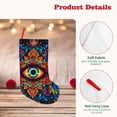 thumbnail image 4 of Goofa Vibrant Psychedelic Eye for Christmas Stockings, 18inch Xmas Hanging Stocking Decorations for Christmas Party Family Decor, 4 of 7