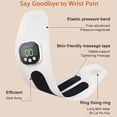 thumbnail image 3 of EMS Hand & Wrist Massager with Heat, Portable Wrist Brace for Carpal Tunnel & Tendonitis Relief, 10 Modes 29 Intensity Levels Hand Training Device, 3 of 8