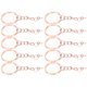 thumbnail image 1 of Llavero de Metal 10 piezas de decoración Llavero Llavero Llavero anillo piezas mejor en su clase NikouMX, 1 of 8