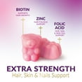 thumbnail image 3 of Hair Vitamins Gummies with Biotin 5000 mcg Vitamin E & C Support Hair Growth Gummy, Premium Vegetarian Non-GMO, for Stronger, Beautiful Hair, Skin & Nails, Biotin Gummies Supplement - 60 Gummy Bears, 3 of 9