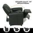 thumbnail image 6 of Costway Kids Recliner Armchair Children's Furniture Sofa Seat Couch Chair w/Cup Holder Black, 6 of 12