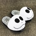 thumbnail image 1 of Zapatillas de felpa de pesadilla antes de Navidad para Halloween, medio paquete, Jack Skull, zapatos cálidos para interiores, zapatos de confinamiento, zapatos para parejas, 1 of 5