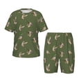 thumbnail image 1 of Fotbe Birds Wild Ducks Pijama Estampada de 2 Piezas para Niños – Ropa de Dormir de Manga Corta Cómoda para Niños y Niñas, Camiseta y Shorts de Algodón-Medium, 1 of 6
