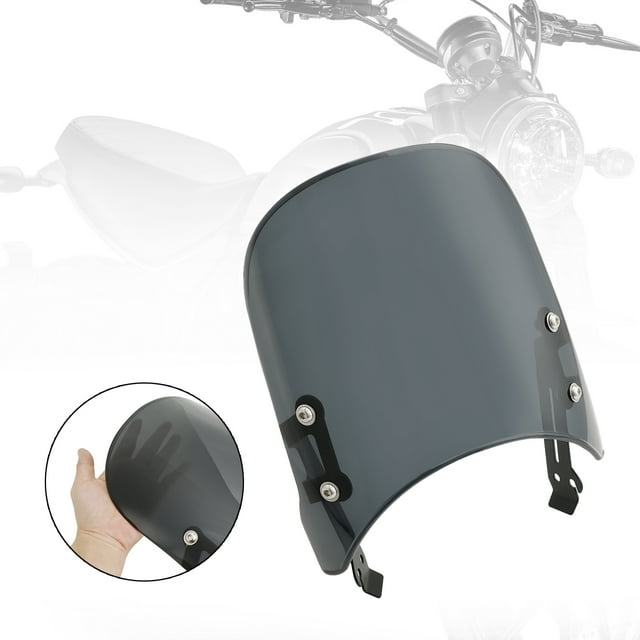 Windshield WindScreen fit for DUCATI Scrambler 800 400 2015-2022 Gray