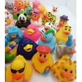 thumbnail image 6 of Assorted Colorful Rubber Duckies (2") Ducks Ducky Duck Ducking (6 Pack) Jeep Ducking Bath Tub Pool Toy, 6 of 6