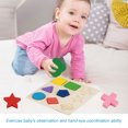 thumbnail image 1 of Garosa Kids Educational Wooden Toy Set Geometric Block Building Puzzle Baby Early Learning Tool,Geometric Toy, Geometric Educational Toy, 1 of 6