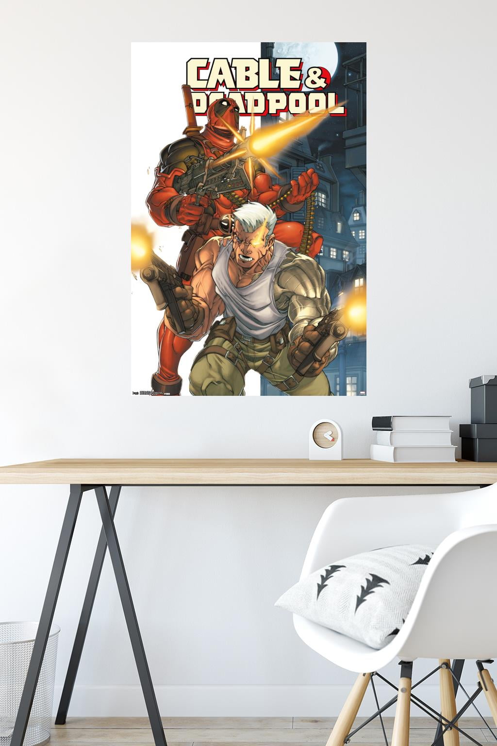 Marvel Comics Deadpool and Cable Wall Poster, 22.375" x 34"