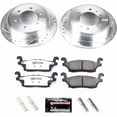 thumbnail image 3 of PowerStop Rear Z36 Truck & Tow Carbon-Fiber Ceramic Brake Pad and Drilled and Slotted Rotor Kit Fits: HUMMER Select Models K3067-36, 3 of 9