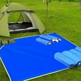 thumbnail image 4 of Multifunctional Outdoor Camping Awning, Waterproof Tarp, Polyester Material, 6.5 X 6.5 Feet Size, for Beach Sunshade, for Picnic Ground Cover, for Rain Shelter, Blue, by Ihhxbz, 4 of 8