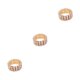 thumbnail image 4 of Anillo de compromiso Sonducket único con diamantes deslumbrantes aleación dorado 3 filas, 4 of 6