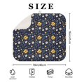 thumbnail image 4 of Pioneer Flower Floral Print Pattern Kitchen Dish Drying Mat 1 Pack, Ultra Absorbent Microfiber Drainer Mat, 16"x18", 4 of 6