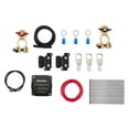 thumbnail image 4 of Kit aislador de batería dual de 12 V y 140 A, relé universal sensible al voltaje de metal, para Cables rojos de 6 m, 4 of 8