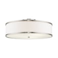 thumbnail image 2 of Livex Lighting Park Ridge Ceiling Mount in Brushed Nickel, 2 of 10