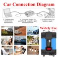 thumbnail image 4 of Riwcyla 500W Power Inverter DC to AC Car Converter with Dual USB Ports 8 Safety Protection Suitable for MobilesPhonesComputersLaptop/ PumpNebulizeDrone, 4 of 6