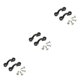 thumbnail image 4 of Greeniant Keep Diving KK-A06 Tornillos de acero inoxidable Nylon Deck Loops Pad Eye Kit Set Herramienta de transporte de lago Utensilios Type1 NO1, 4 of 6