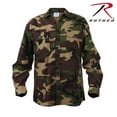 thumbnail image 2 of Rothco Extra Heavyweight Camo Flannel Shirts - Woodland Camo, Large, 2 of 2
