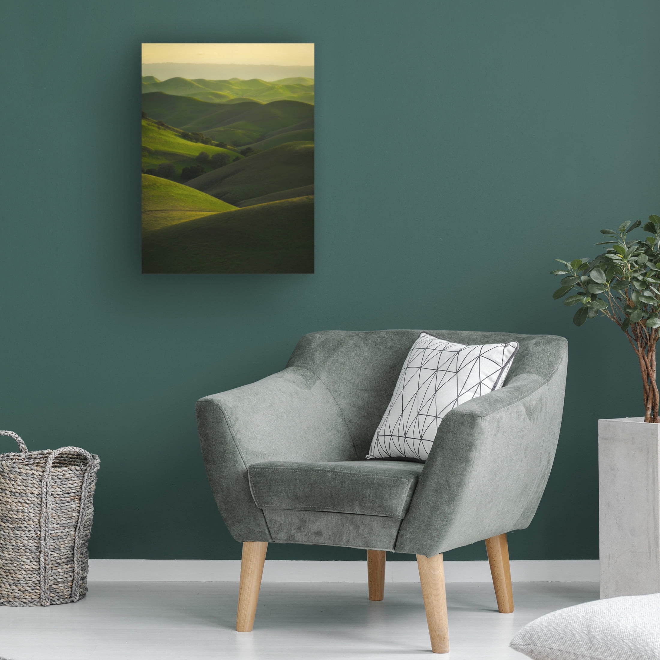 Trademark Fine Art Chengming Rolling Hills Canvas Wall Art