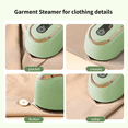 thumbnail image 5 of SPACEMUSE Foldable Travel Steamer for Clothes – Portable Handheld Steamer with 180° Rotatable Handle, 14-Hole Dual Steam System, Garment Steamer for Clothes, Bedding, Curtains, Traveling, 5 of 5
