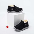 thumbnail image 4 of Bottes d'Hiver Chaudes en Velours Courtes pour Femmes Bottes Plates pour Femmes, 4 of 6