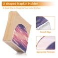 thumbnail image 4 of Table Napkin Holder, One Sizex2 Kitchen Napkin Holder Acrylic Napkin Holder Restaurant Napkin Holder Cartoon Beautiful Pink Sky, 4 of 9