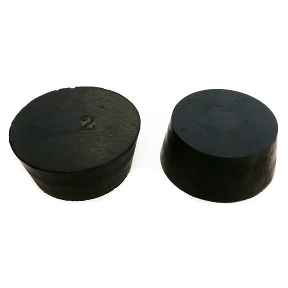 Rubber Stoppers, Size 12, Solid. Pack of 1-Pound.