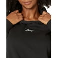 thumbnail image 3 of Reebok Womens Athltic Hoodie Sweatshirt, Black, X-Large, 3 of 3