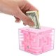 thumbnail image 3 of Cajas De Regalo De Rompecabezas De Dinero Rompecabezas En Forma De Cubo Fresco Laberinto Para Porta Dinero Rompecabezas Y Acertijos Para Niños Y Adultos - -, 3 of 4