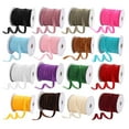 thumbnail image 4 of 0.39 In Velvet Flocked Ribbon - 50 Yards per Roll, Soft Ribbon for DIY Crafts, Jewelry Making & Gift Wrapping, Versatile Holiday Decor Ribbon,C,149.93ft, 4 of 5