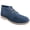 Navy, variant on Mens Real Suede Round Toe Unlined Desert Boots