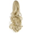 thumbnail image 2 of AynnQueen Ponytail Extension Claw Clip in Pony Tails Hair Extensions Synthetic Wavy Straight Secret Ponytail Hairpiece 18/21 Inch, 2 of 6