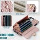 thumbnail image 5 of iPhone 11 RFID Para Que Bloquea la Funda Protectora para Billetera, Tapa Magnética con Ranuras para Múltiples Tarjetas, Bolsillo con Correa para el Hombro Desmontable y Correa para la Muñeca, 5 of 7
