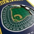 thumbnail image 2 of Milwaukee Brewers 8'' x 32'' 3D StadiumView Banner, 2 of 3