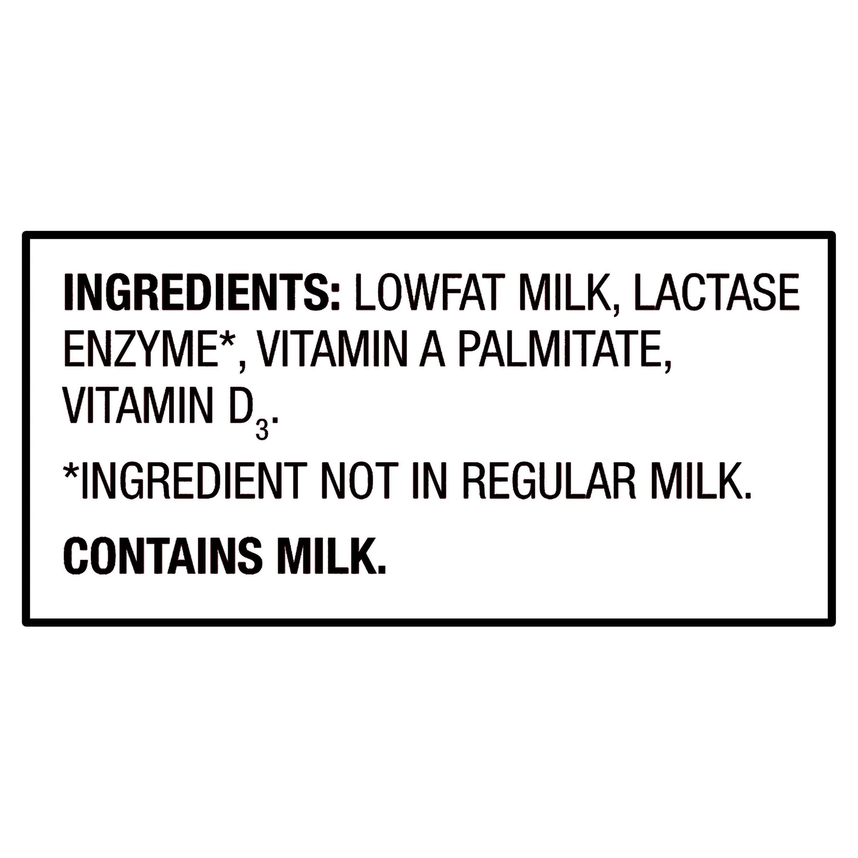 Great Value Lactose Free Low-fat Milk, Half Gallon, 64 fl oz