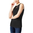 thumbnail image 1 of INC - Camiseta sin mangas para mujer, color negro, XXL I-N-C Camiseta sin mangas, 1 of 2