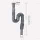 thumbnail image 3 of Lavabo Fregadero Tubo de Drenaje Manguera de Extensión Tubo de Cola Ajustable Fácilmente Y Doblado Amplia Aplicación Accesorio Reemplazo Dir BLESIY Manguera de drenaje del fregadero, 3 of 6