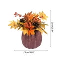thumbnail image 5 of CIYISON Fall Maple Leaf Pinecone Berry Set Decor Pumpkin Photography Table Centerpiece, 5 of 20