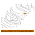thumbnail image 3 of For 13-18 Santa Fe Sport Front Bumper Cover Retainer Mounting Bracket Left Side, 3 of 5