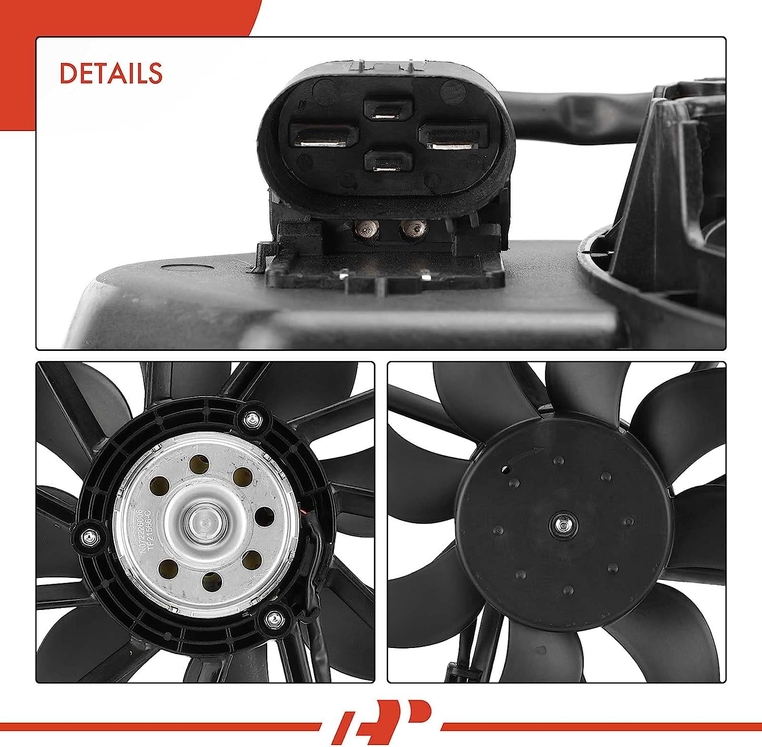 Radiator Fans A-Premium Engine Assembly Compatible With Select Buick Models Encore 2016 2017 2018 H 690382