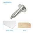 thumbnail image 4 of Unique Bargains #6 x 1/2' 304 Stainless Steel Phillips Head Self Tapping Screws 100 Pack, 4 of 4