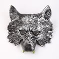 thumbnail image 4 of Minnieouse Cubierta de cara de hombre lobo de Halloween, pieza facial exquisita, tocado ligero con cordones, viseras, velo, caras, guardia, fiesta Disfraces de disfraces Minnieouse AP012779-00, 4 of 6