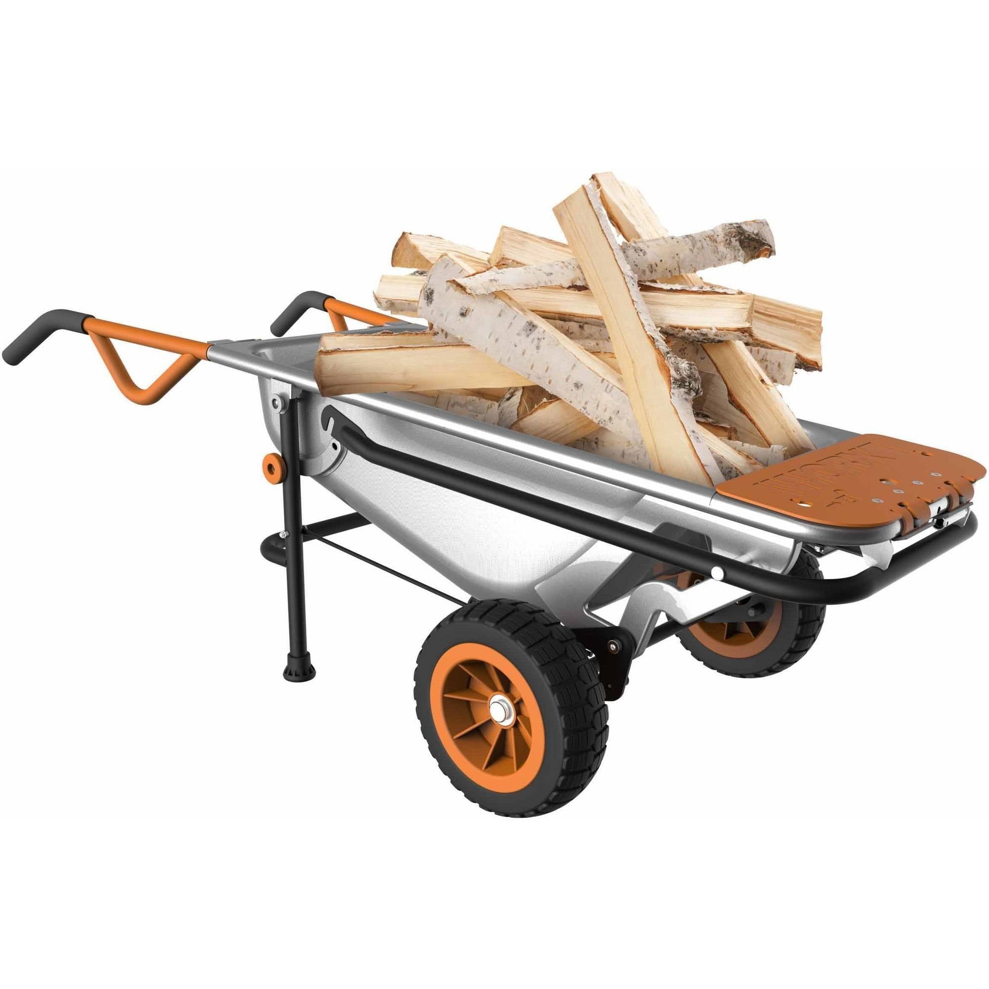 WORX WG050 Aerocart 8in1 Wheelbarrow / Yard Cart /Dolly Makes Yard