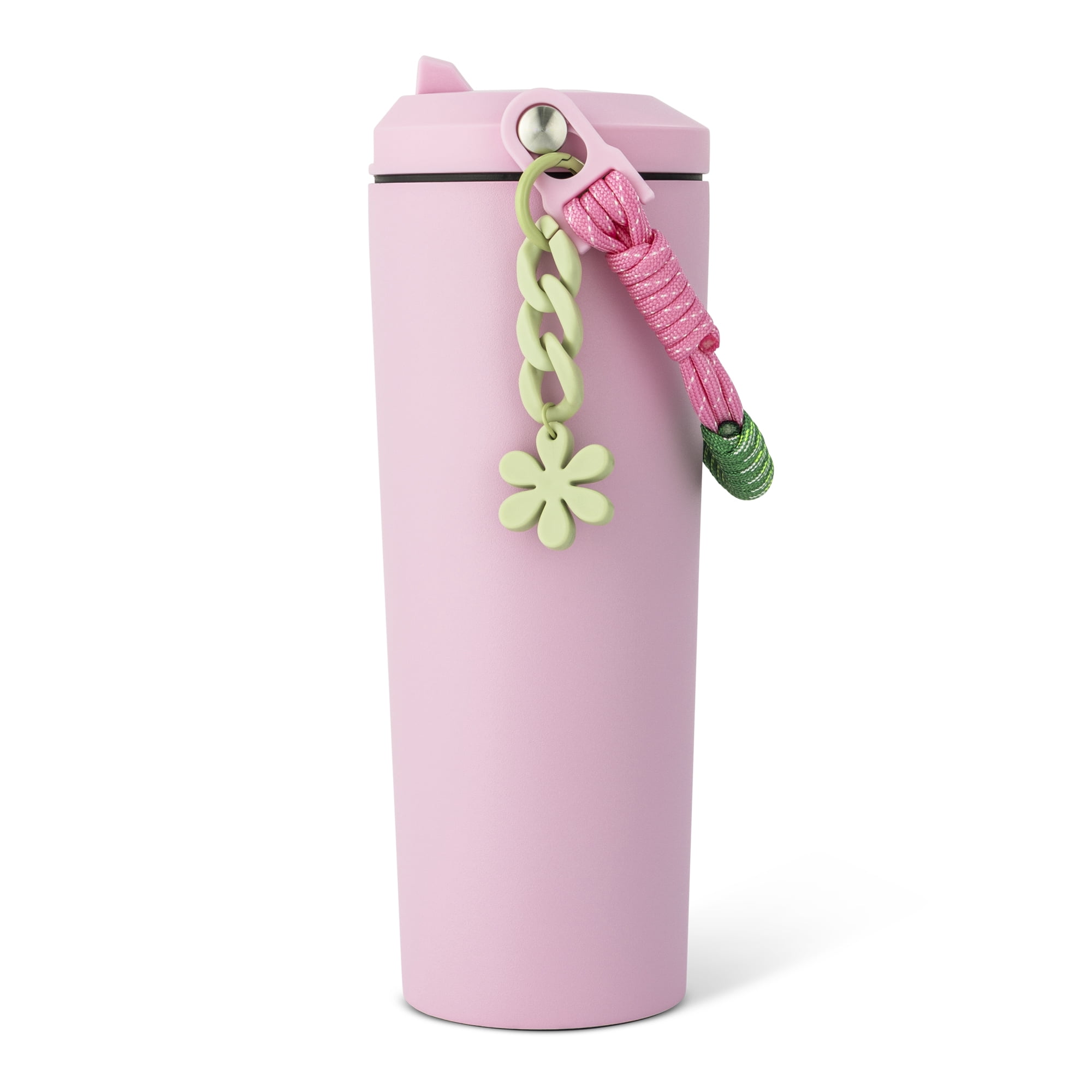 TAL 24oz Stainless Steel Hudson with Paracord Handle with Charm, Pink