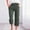 Army Green, variant on Lolmot Linen Pants Women Summer High Waisted Wide Leg Drawstring Lightweight Casual Loose Capri Pants with Pockets