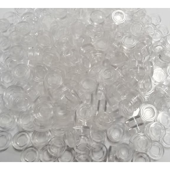 260 Piece Building Tile Bulk, Round 1x1, Compatible with Lego Parts and Pieces