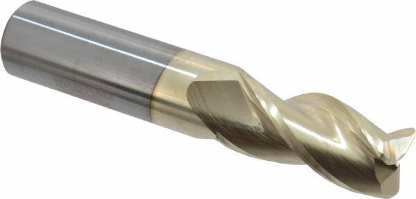 ZRN COATED SQUARE END 5/8" 3 FLUTE 37° HELIX CARBIDE END MILL FOR ALUMINUM 