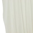 thumbnail image 4 of BalsaCircle 4x5 feet Ivory Sheer Curtain Backdrop Wedding Drapery Panel Party Reception Home Events Ceiling Decorations Supplies, 4 of 6
