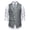 Gray, variant on Men's Solid Color Single-Breast Angled Closure Vest - Standard Fit Sleeveless Waistcoat with Notch Lapel