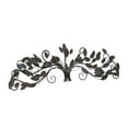 thumbnail image 6 of DecMode Blue Metal Leaf Wall Decor with Beaded Accents, 6 of 11