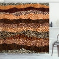 thumbnail image 1 of Ambesonne Vintage Shower Curtain, Strikes Pattern, 69"Wx84"L, Multicolor, 1 of 3